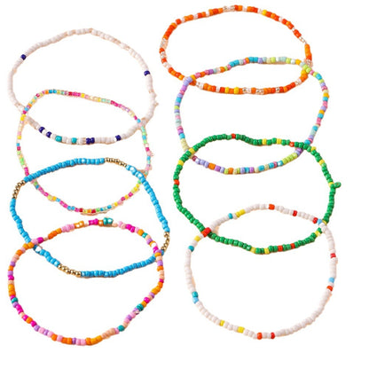 Bohemian Fashion Multicolor Beaded Anklet
