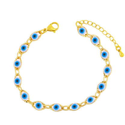 Pulsera creativa de ojo de diablo para mujer