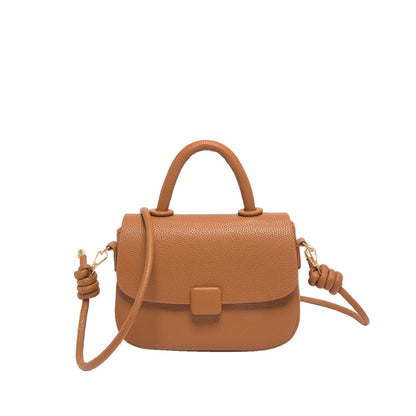 Sac à bandoulière décontracté de couleur unie pour femme