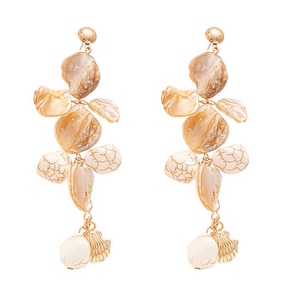 Sea Wind Shell Starfish Sea Earrings
