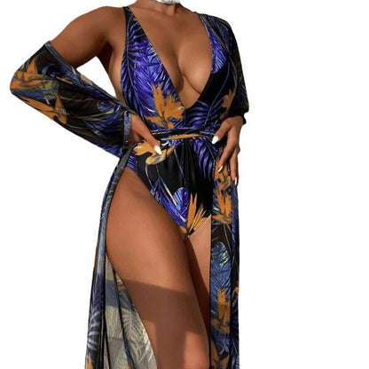 Women Sexy Print Swimwear Suit