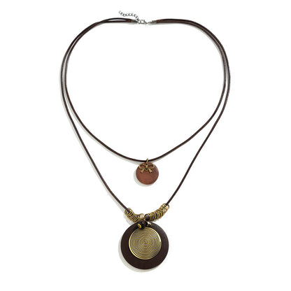 Collar colgante vintage bohemio