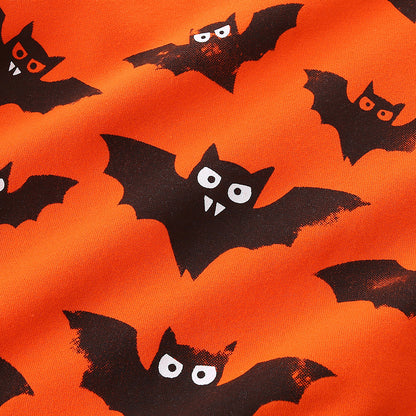 Kids Toddler Boys Girls Casual Halloween Bat Sweater