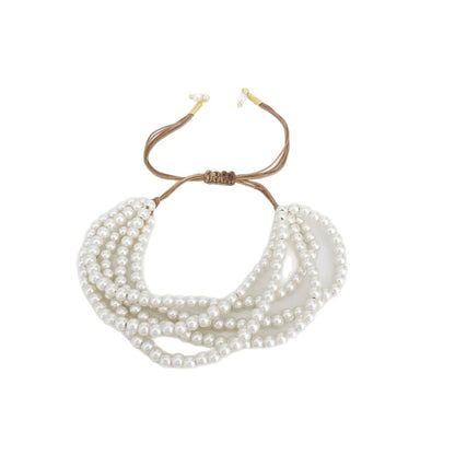 Women Fashion Elegant Pearl Beaded Bracelet