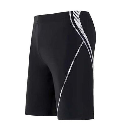 Traje de baño a juego con estampado de letras para hombre