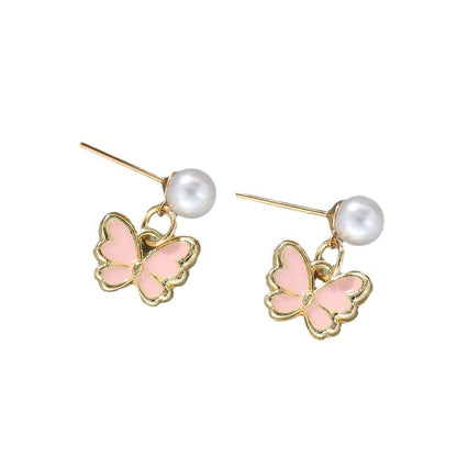 Women Fashion Elegant Bowknot Beads Jewelry Set
