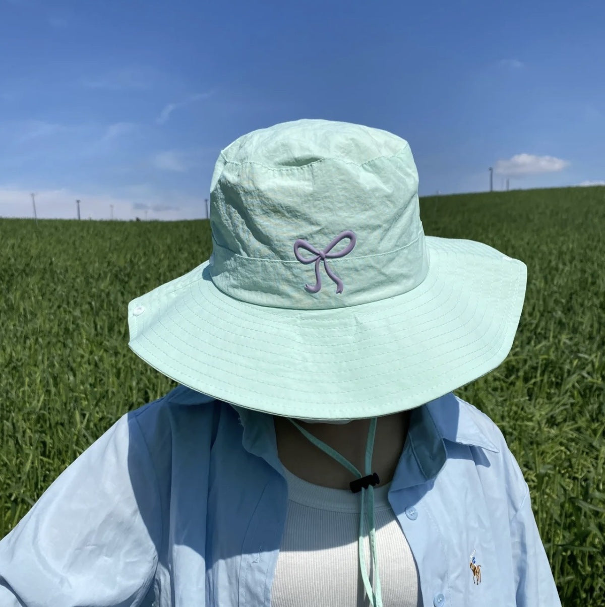 Chapeau bob tendance pour femme, joli et mignon, avec nœud rose
