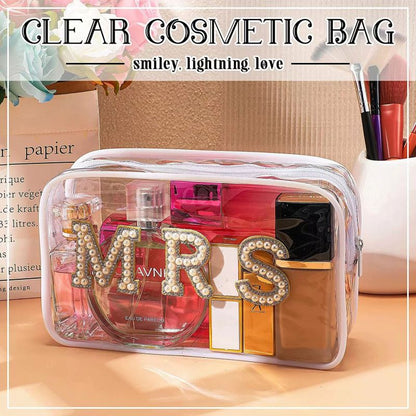 Bolsa de cosméticos de mano para mujer, sencilla y práctica