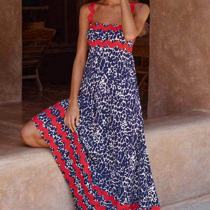 Vestido largo maxi informal de primavera y verano para mujer