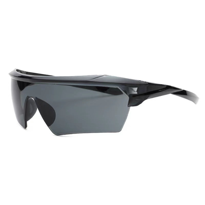 Y2K Half-Frame Sunglasses in Trendy Colors
