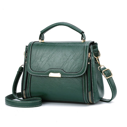 Bolso pequeño cuadrado de color sólido informal de moda para mujer