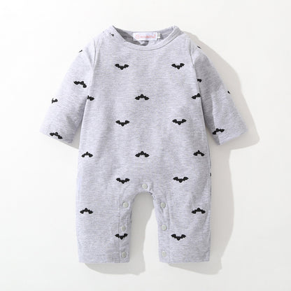 Conjunto de mameluco de algodón para otoño e invierno para niños y niñas