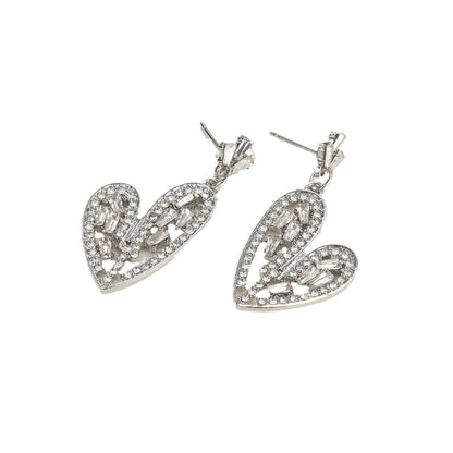 Boucles d'oreilles à strass tendance pour femmes