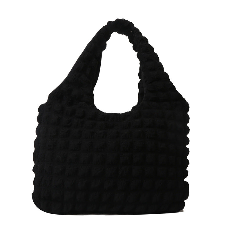 Bolso de mano plisado informal de moda para mujer