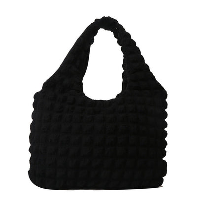 Bolso de mano plisado informal de moda para mujer
