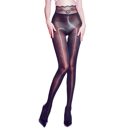 Sexy High Waist Ultra-Thin Silky Stockings
