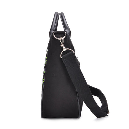 Bolso de lona con estampado de calavera personalizado de Halloween para mujer