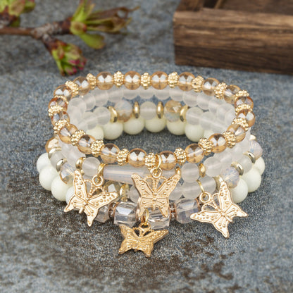 Bohemian Style Multi-Layer Wooden Beaded Bracelet