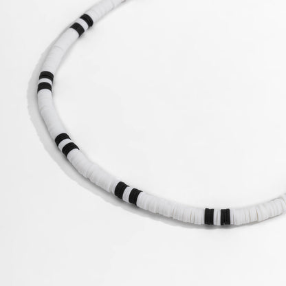 Bohemian Black White Casual Necklace for Men