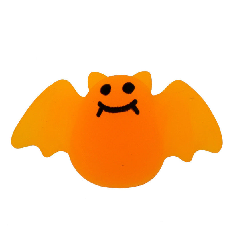 Halloween Spooky Bat Pumpkin Squeeze Vent Stress Relief Toys