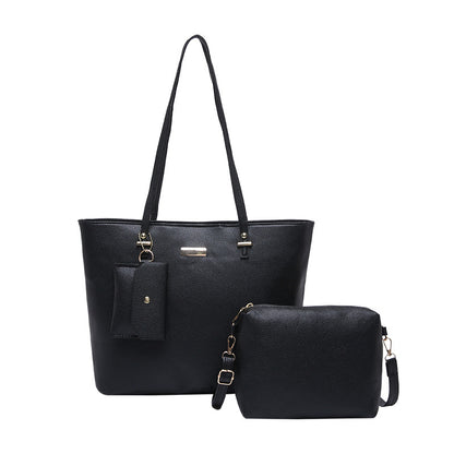 Three-Piece Set Simple Large Capacity Tote Bag