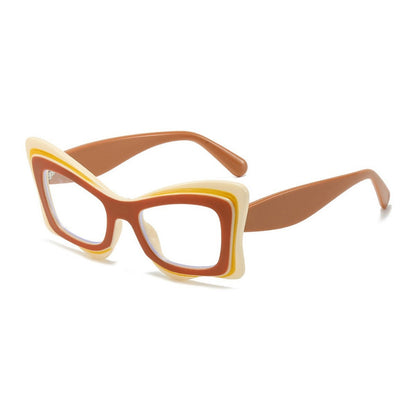 Gafas de sol anti-UV personalizadas de moda con diseño de ojo de gato