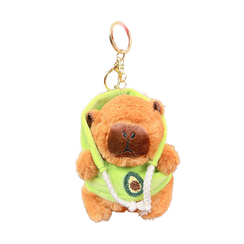Cute Cartoon Plush Guinea Pig Keychain Bag Pendant Lovable Wind Style