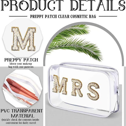 Bolsa de cosméticos de mano para mujer, sencilla y práctica