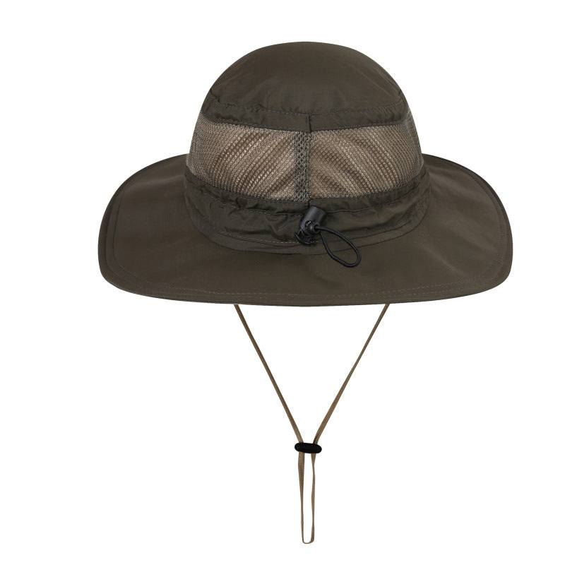 Sombreros de pescador para exteriores, transpirables, con protección solar neutra y sencillos