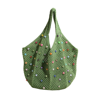 Summer Vacation Women Mori Style Woven Bag