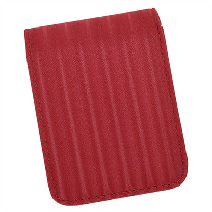 Mini trousse de maquillage portable simple et de couleur unie pour femme