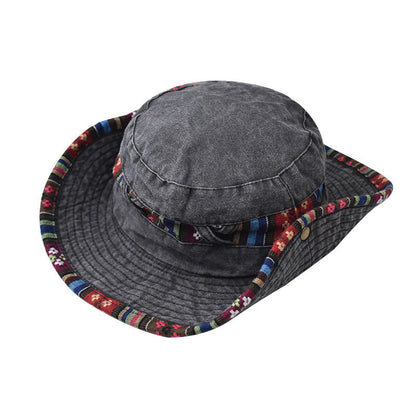 Sombreros de pescador plegables, transpirables y neutros.