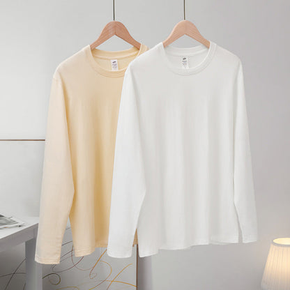 Good Quality Women Basic Long Sleeve Solid Color Blank T-Shirt