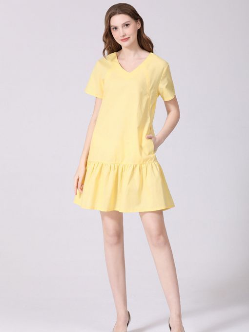 Summer Casual Nursing Dress for Pregnant Women