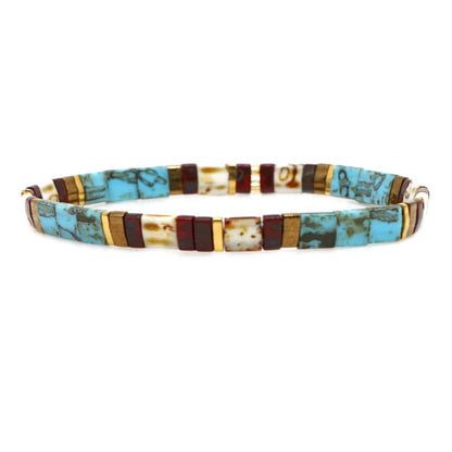 Women Casual Bohemian Handmade Beaded Woven Bracelet
