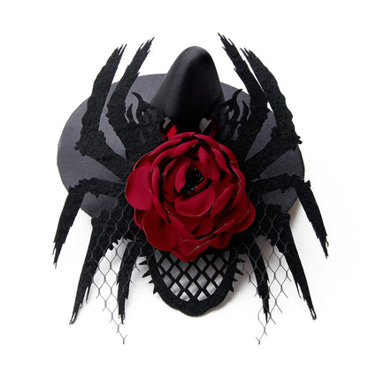 Gothic Halloween Spider Topper Vintage Headwear