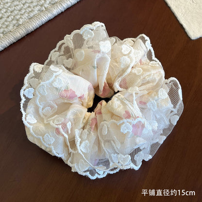 Coletero de encaje con estampado floral para mujer