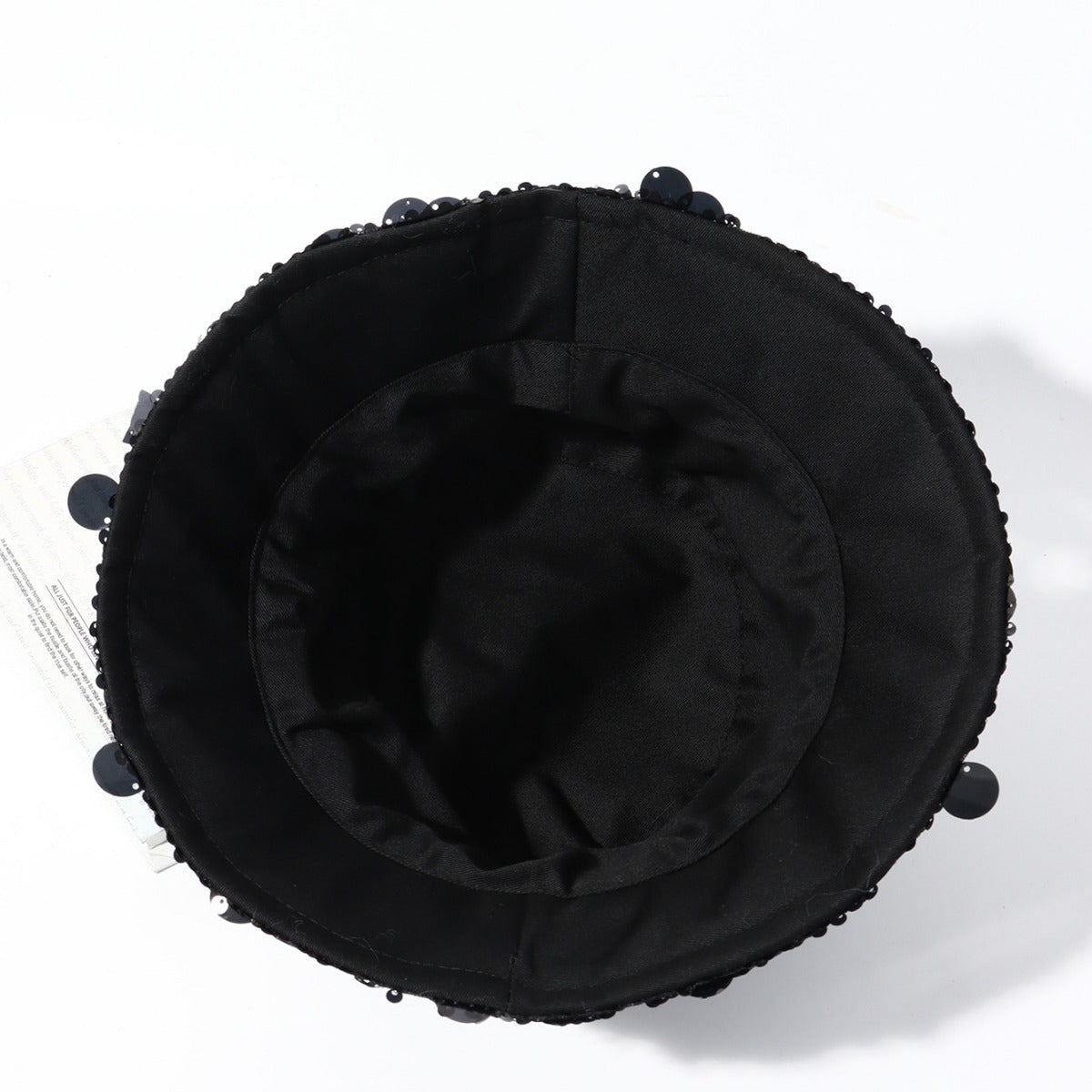 Sombreros de pescador plegables con lentejuelas simples a la moda para mujer