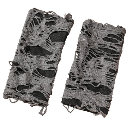 Gothic Halloween Women Fashion Creative Beggar Rice Hole Sleeve