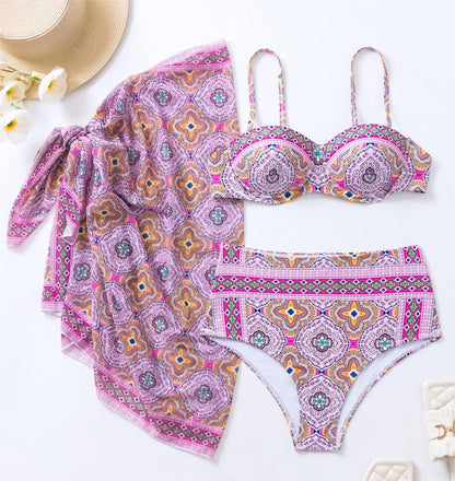 Summer Vacation Women Ethnic Boho Bikini Coverup