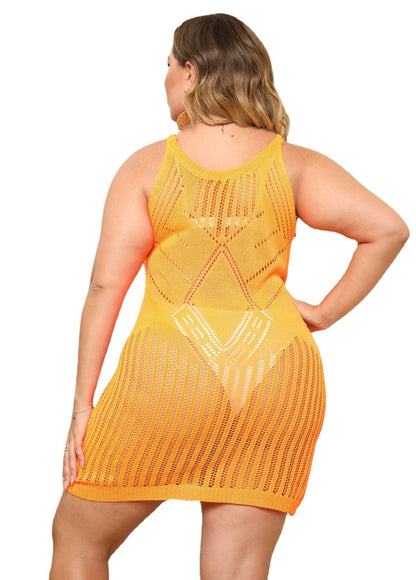 Vestido playero informal de verano para mujer, talla grande