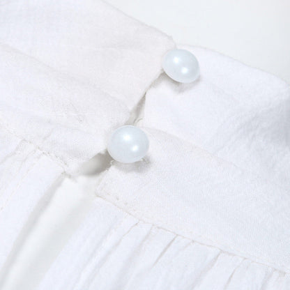 Robe d'été décontractée sans manches à col licou pour femme, couleur unie, idéale pour la plage
