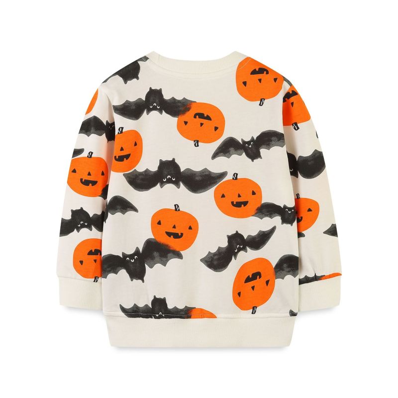 Kids Autumn Winter Animal Print Cotton Pullover