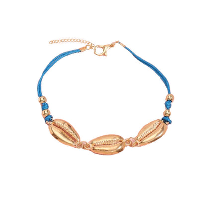 Tobillera de playa bohemia de moda sencilla para mujer