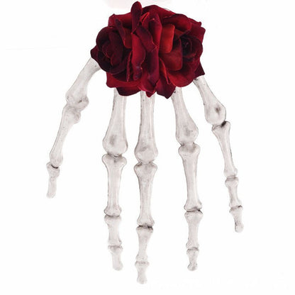 Pince à cheveux en forme de main de squelette pour femme, accessoire humoristique et exagéré pour Halloween