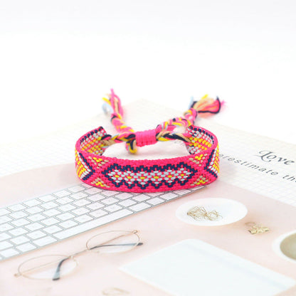 Bohemian Vintage Hand Woven Embroidery Bracelet