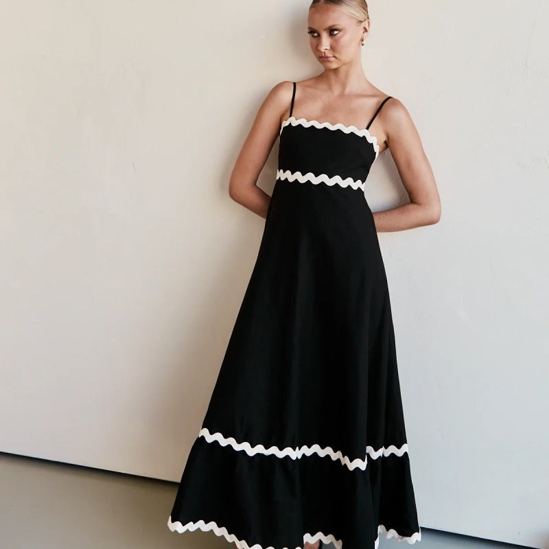 Women Casual Summer Vacation Floral Maxi Sun Dress