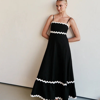 Women Casual Summer Vacation Floral Maxi Sun Dress
