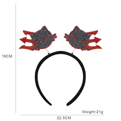 Bandeau d'Halloween pour enfants, accessoires de fête fantôme, citrouille et squelette