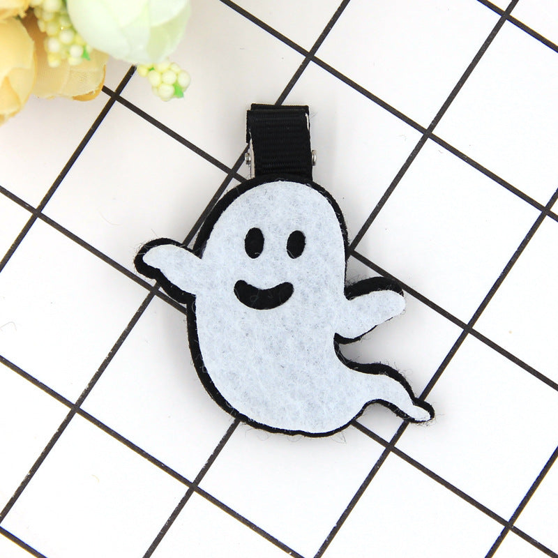 Accessoires pour cheveux en épingle à cheveux fantôme d'Halloween pour enfants
